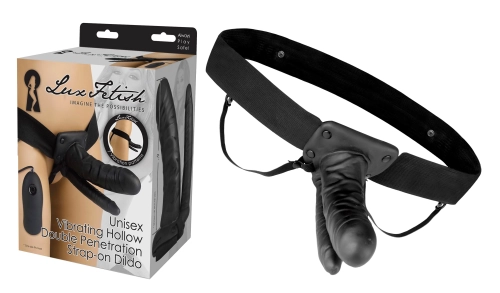 Artikelbild des Artikels “LUX FETISH Unisex Vibrating Hollow Double Strap-On “
