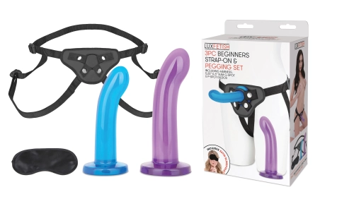 Artikelbild des Artikels “LUX FETISH Beginners Strap-On & Pegging Set (3pc) “