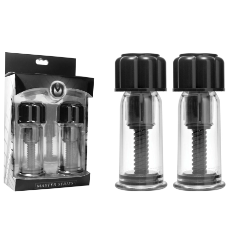 Artikelbild des Artikels “MASTER SERIES Black Max Twist Nipple Suckers “
