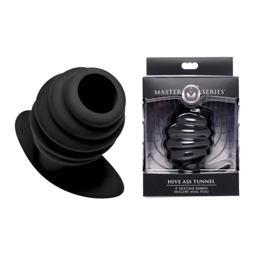 Artikelbild des Artikels “MASTER SERIES Ass Tunnel Ribbed Hollow Anal Plug large “