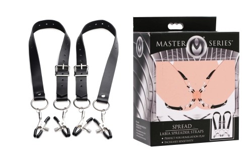 Artikelbild des Artikels “MASTER SERIES Spread Labia Spreader Straps with Clamps “