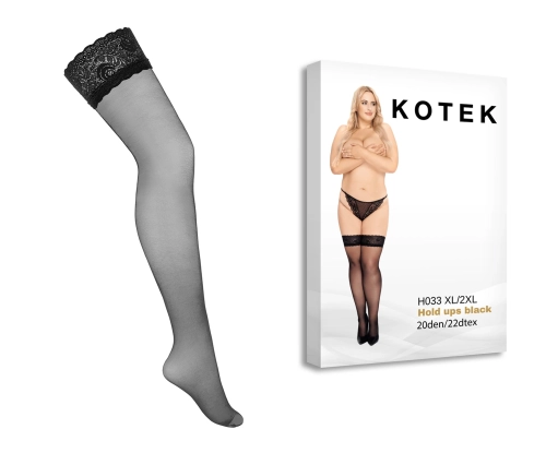 Artikelbild des Artikels “KOTEK Halterlose Strümpfe H033 schwarz XL/2XL “