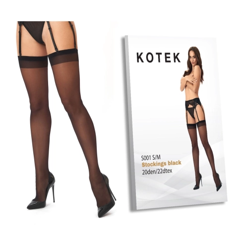 Artikelbild des Artikels “KOTEK Strapsstrümpfe S001 schwarz S/M “