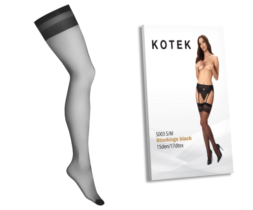 Artikelbild des Artikels “KOTEK Strapsstrümpfe S003 schwarz S/M “