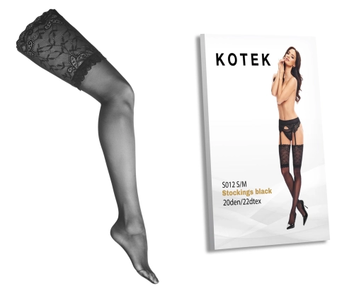 Artikelbild des Artikels “KOTEK Strapsstrümpfe S012 schwarz S/M “