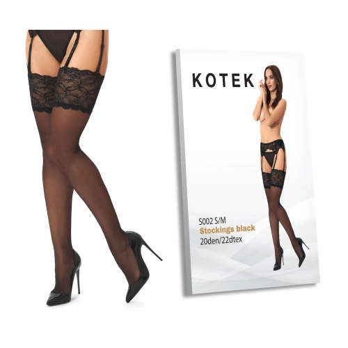 Artikelbild des Artikels “KOTEK Strapsstrümpfe S002 schwarz S/M “