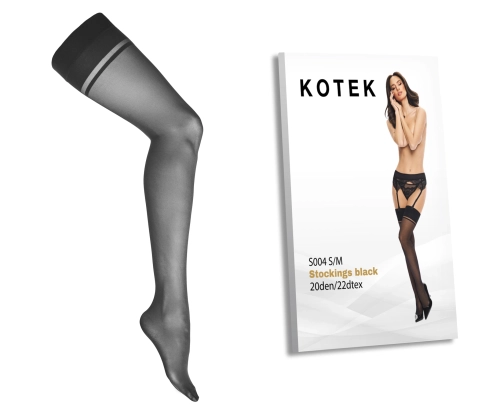 Artikelbild des Artikels “KOTEK Strapsstrümpfe S004 schwarz S/M “