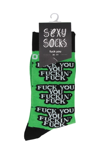 Artikelbild des Artikels “SHOTS Sexy Socks 'Fuck you' 36-41 “