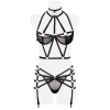  Artikelbild 2 des Artikels “GREY VELVET 3-teiliges Harness-Set XL-XXL “