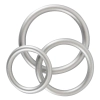  Artikelbild 4 des Artikels “Metallic Silicone Cock ring set “