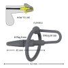  Artikelbild 6 des Artikels “Pplug with glans ring grey “