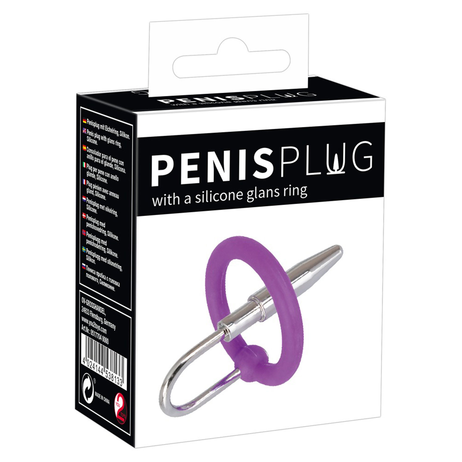  Artikelbild 1 des Artikels “PPlug with a silicone glans ring “