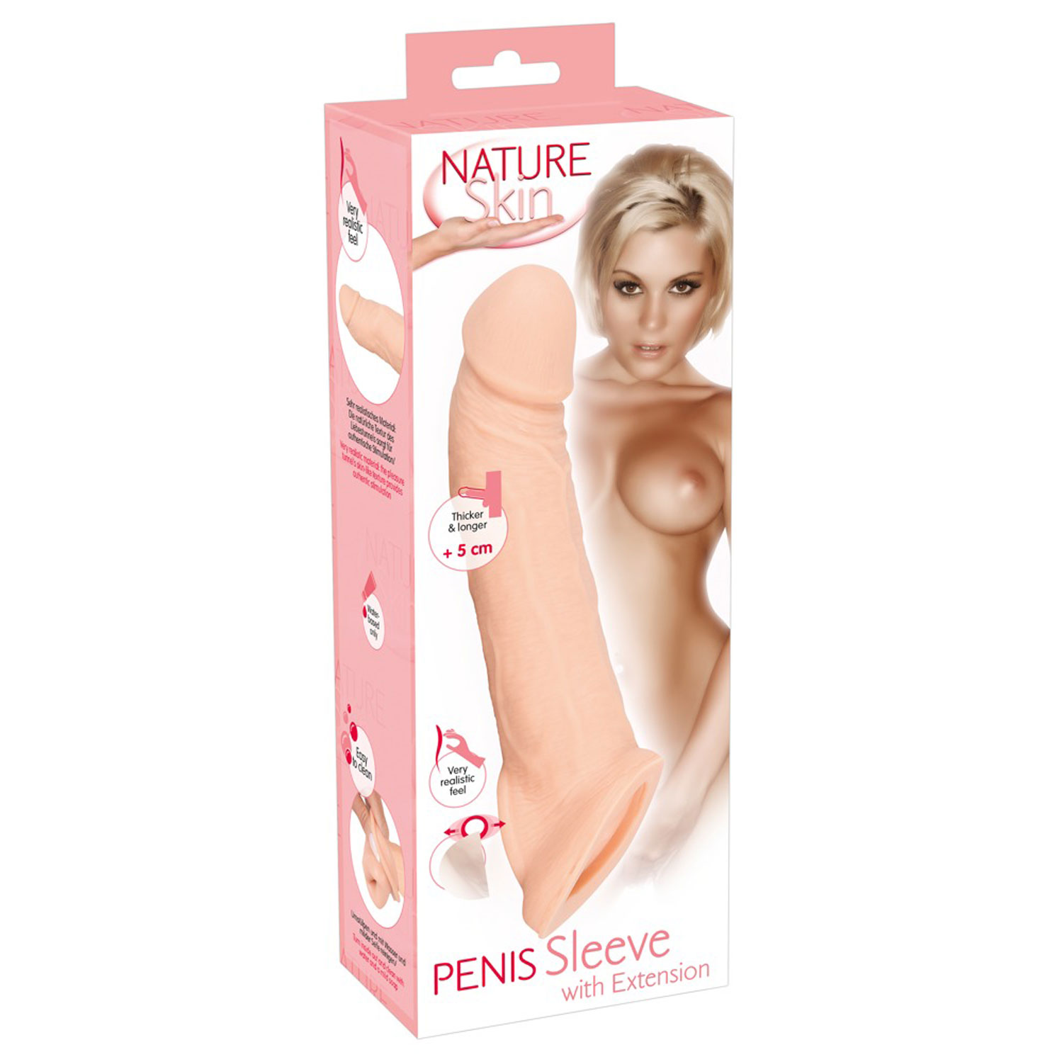  Artikelbild 1 des Artikels “Nature Skin Penis Sleeve with extension “