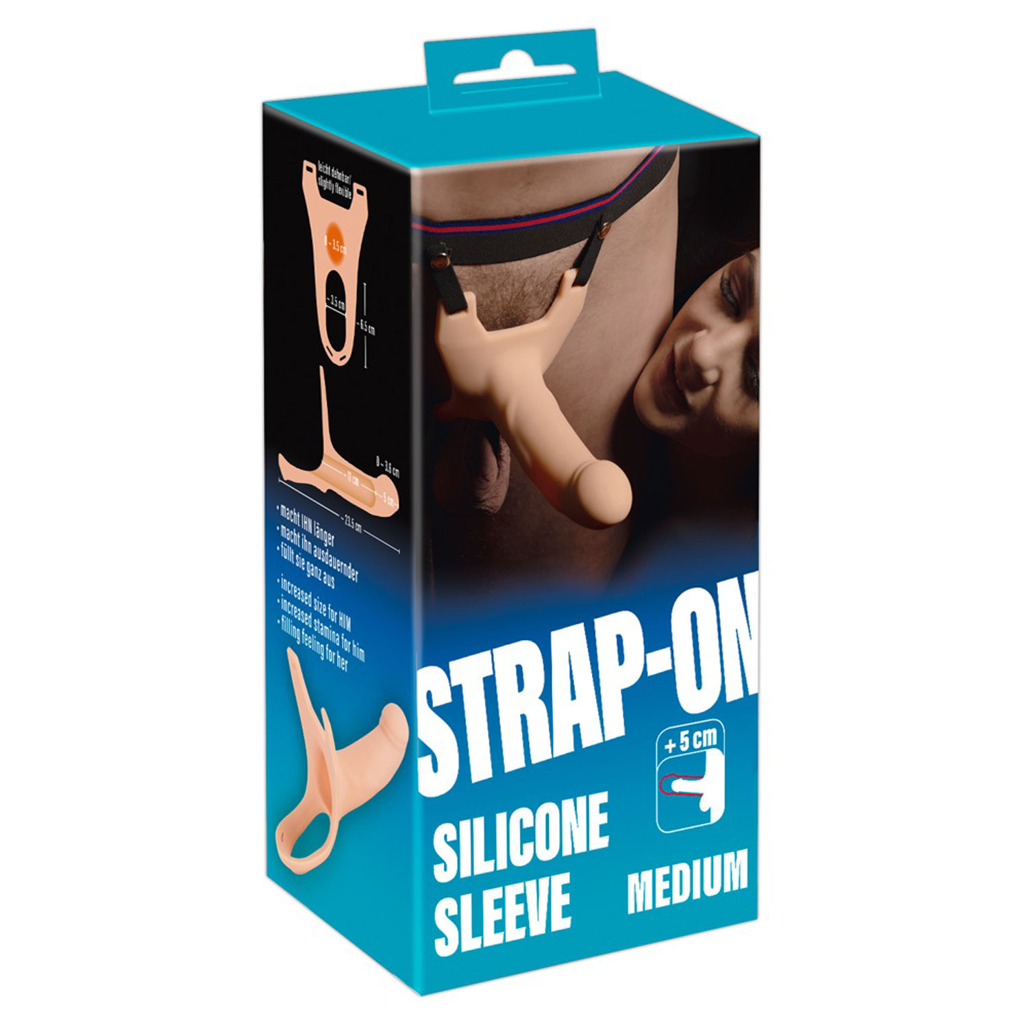  Artikelbild 1 des Artikels “Silicone Strap-on +5 cm medium “