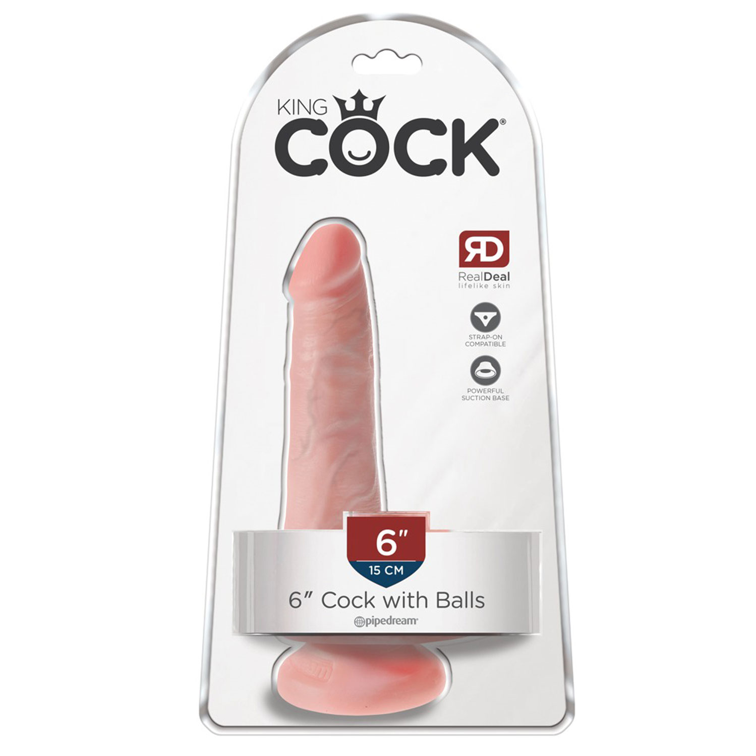  Artikelbild 1 des Artikels “King Cock 6 Cock w Balls Light “