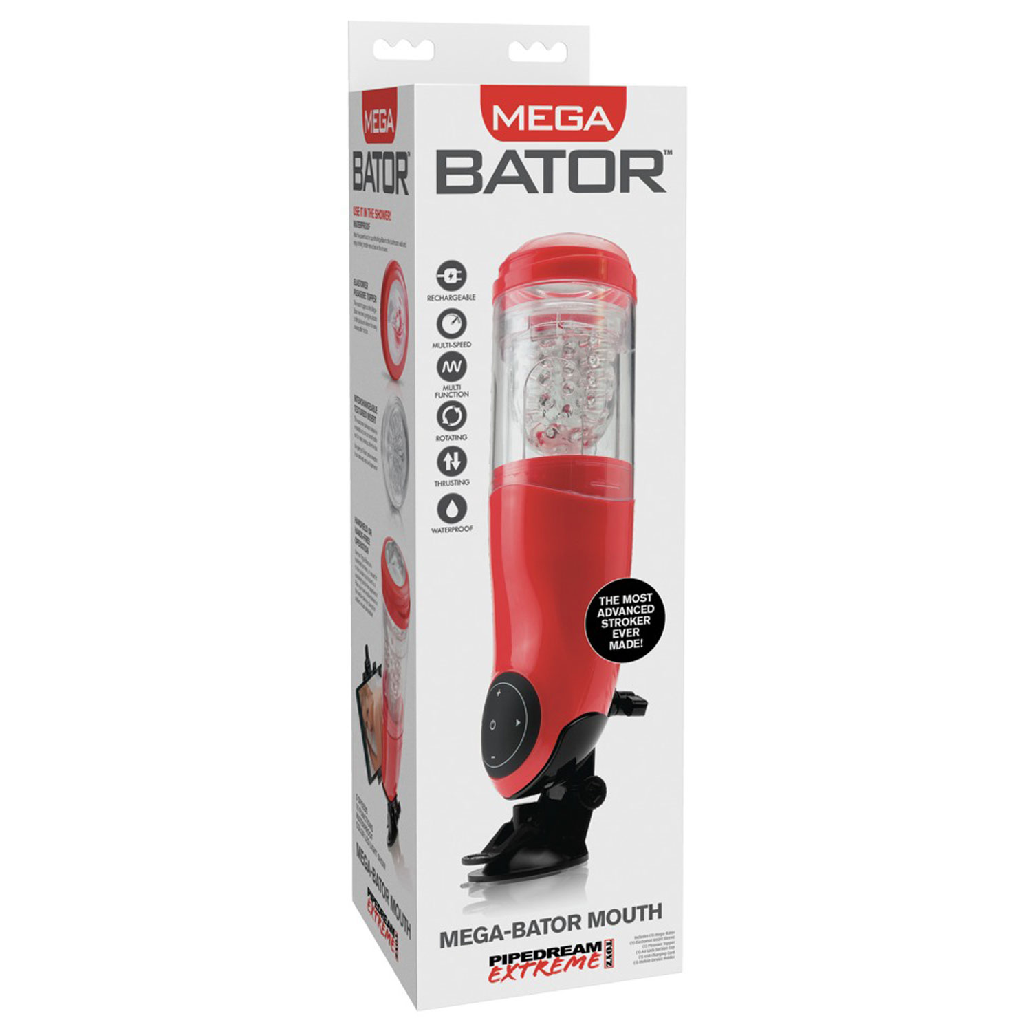  Artikelbild 1 des Artikels “PET Mega-Bator Mouth Red/Clear “