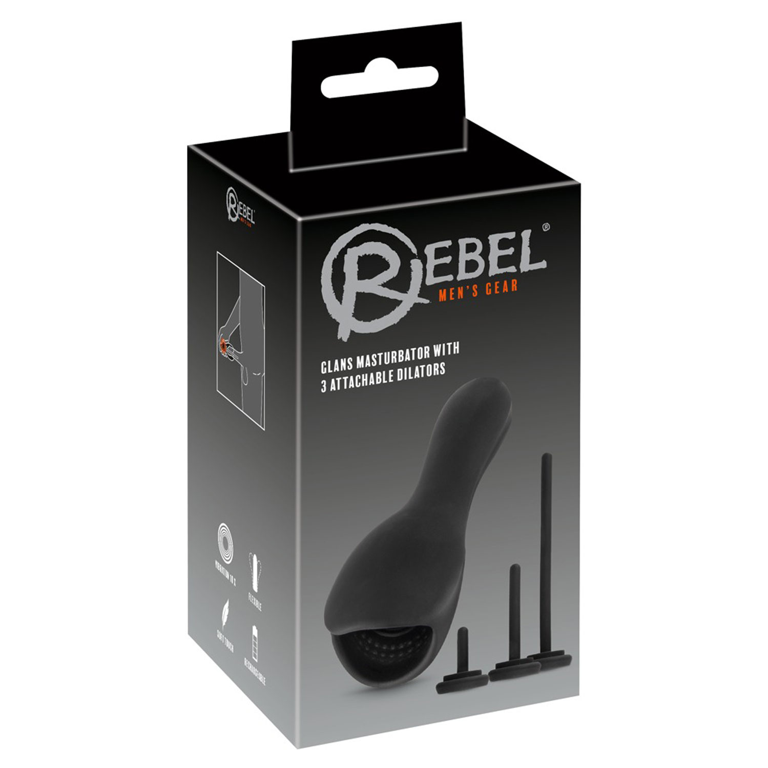  Artikelbild 1 des Artikels “Rebel Glans Masturbator with 3 dilators “