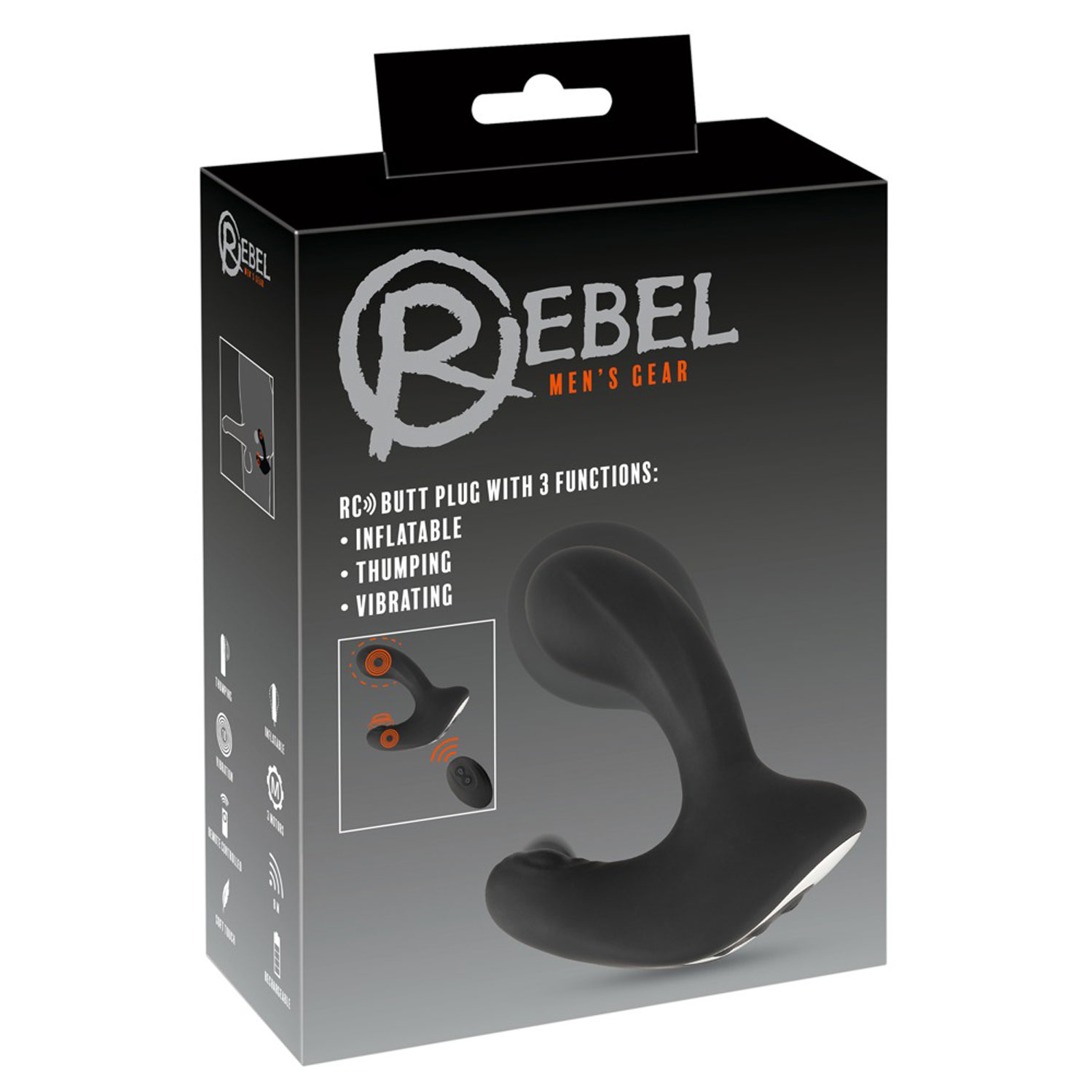  Artikelbild 1 des Artikels “Rebel RC Butt Plug with 3 function “