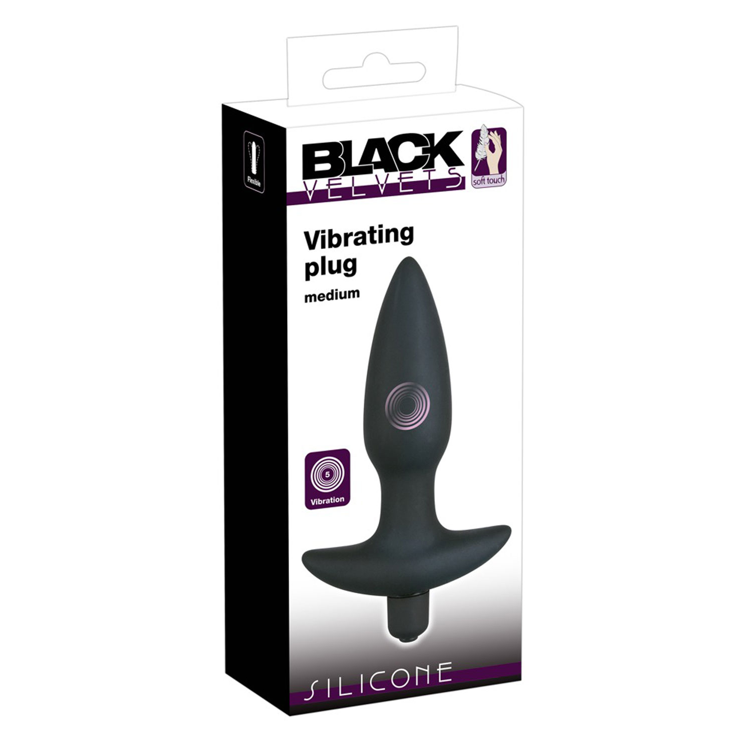  Artikelbild 1 des Artikels “Black Velvets Vibr. Plug Medium “