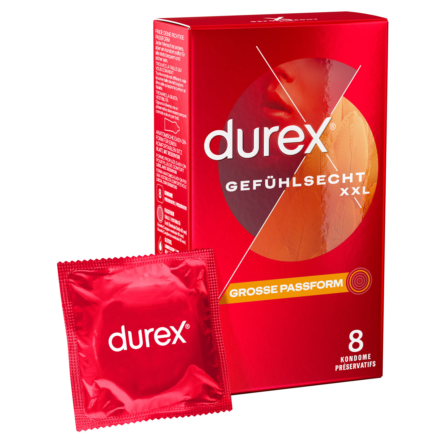  Artikelbild 1 des Artikels “DUREX Gefühlsecht XXL 8 St. -New Design- “