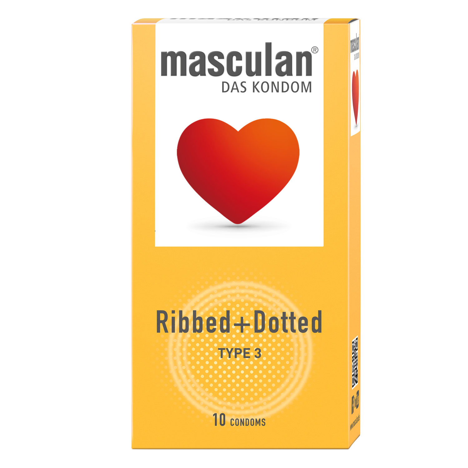  Artikelbild 1 des Artikels “MASCULAN Ribbed & Dotted 10 St. “