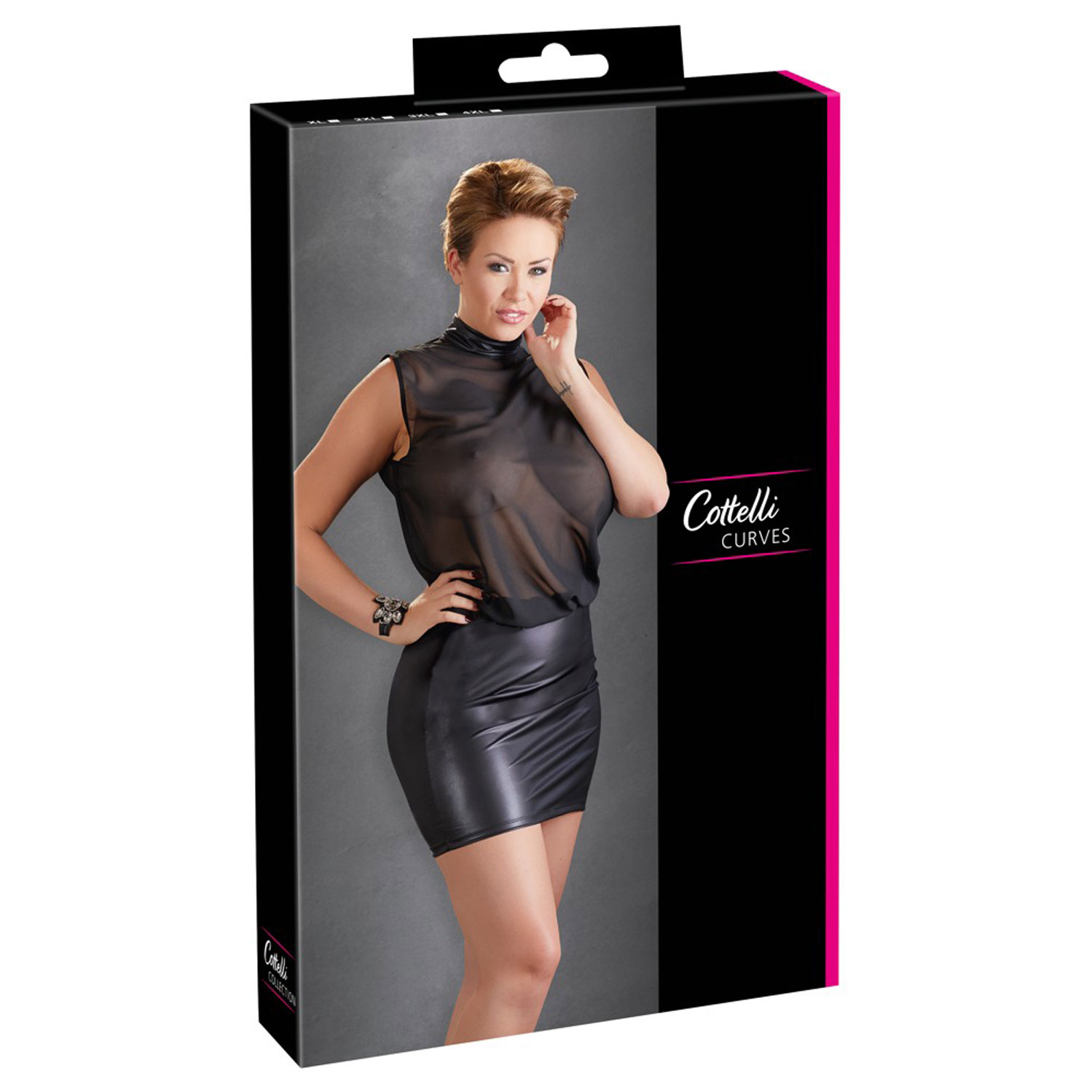  Artikelbild 1 des Artikels “Kleid transparent schwarz “