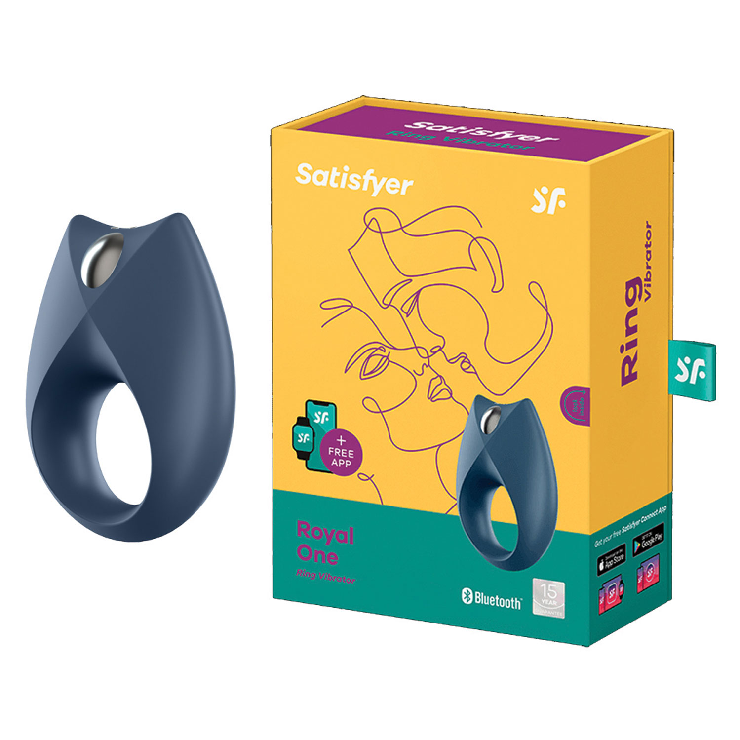  Artikelbild 1 des Artikels “SATISFYER Royal One Ring Vibrator blue “