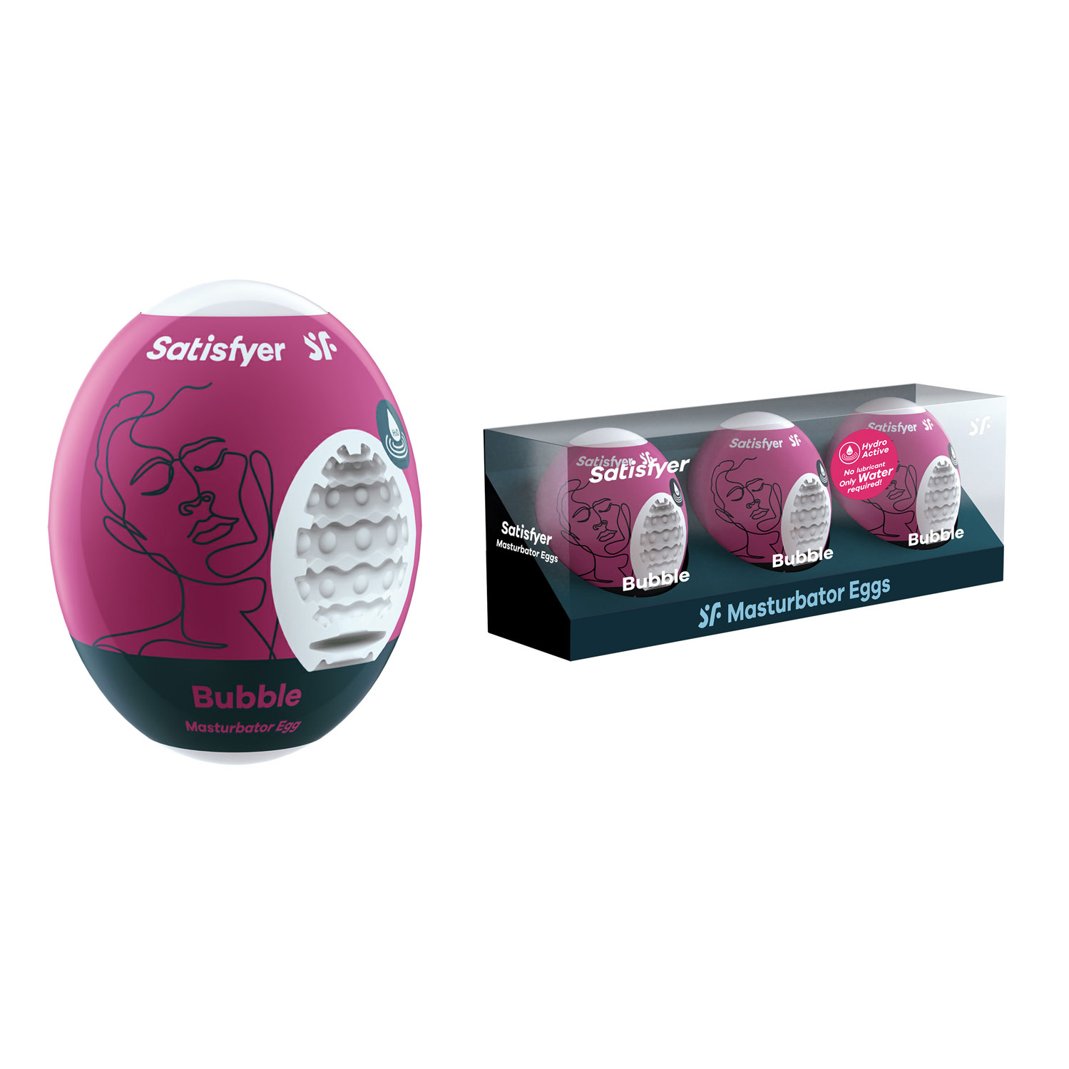  Artikelbild 1 des Artikels “SATISFYER Men Masturbator Egg Bubble 3er Set “