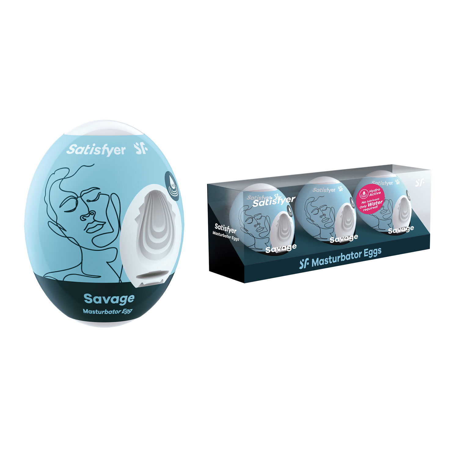  Artikelbild 1 des Artikels “SATISFYER Men Masturbator Egg Savage 3er Set “