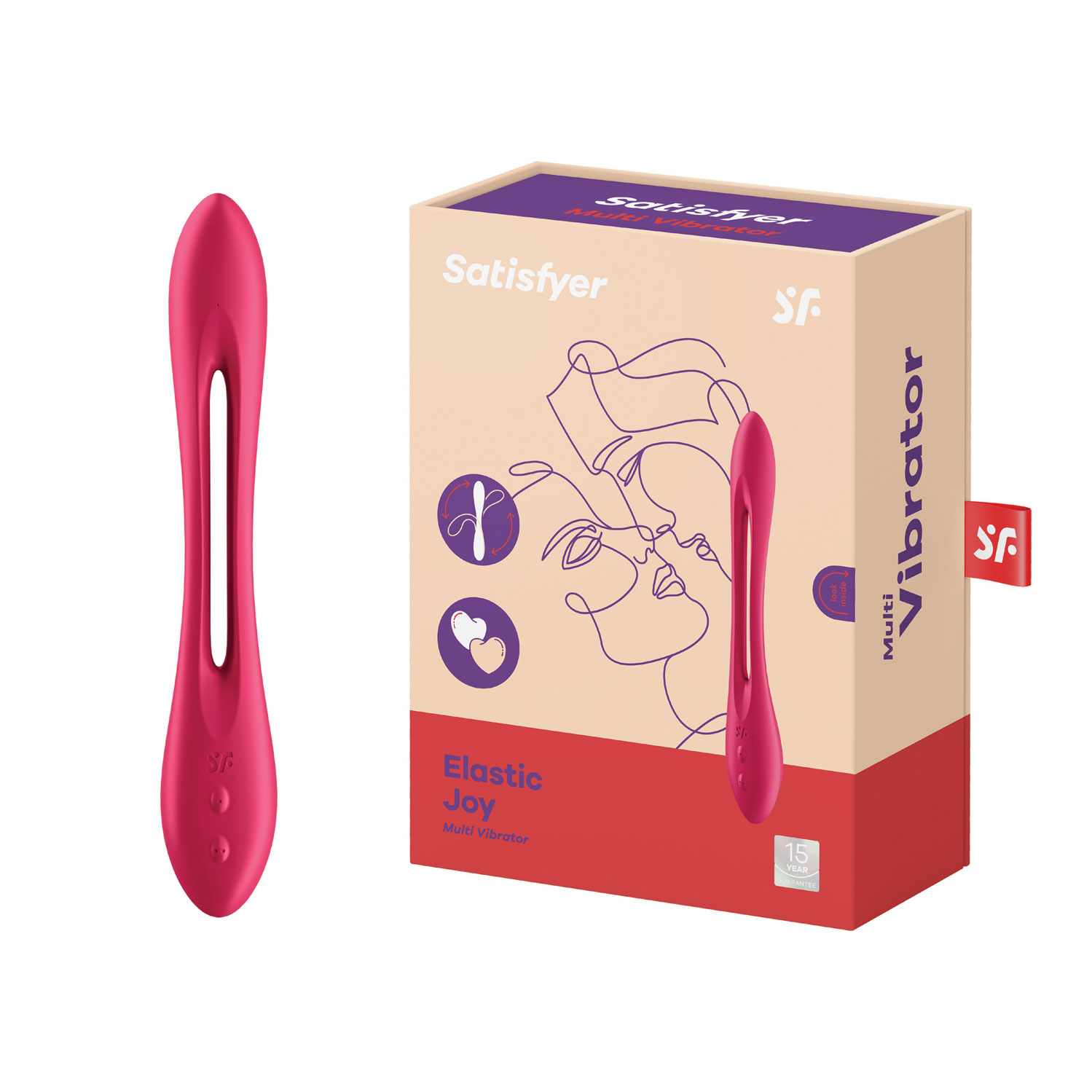  Artikelbild 1 des Artikels “SATISFYER Elastic Joy red “