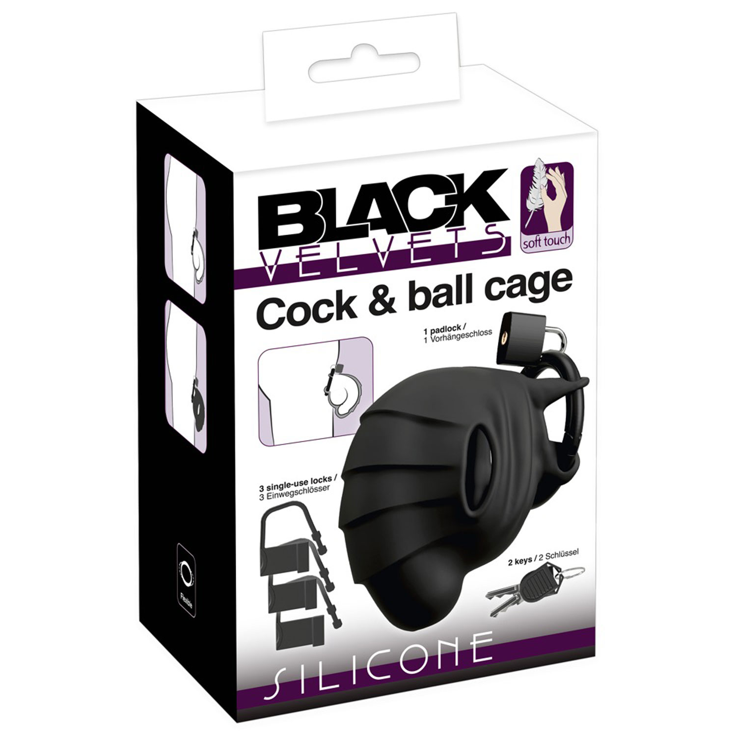  Artikelbild 1 des Artikels “Black velvets Cock & Ball cage “