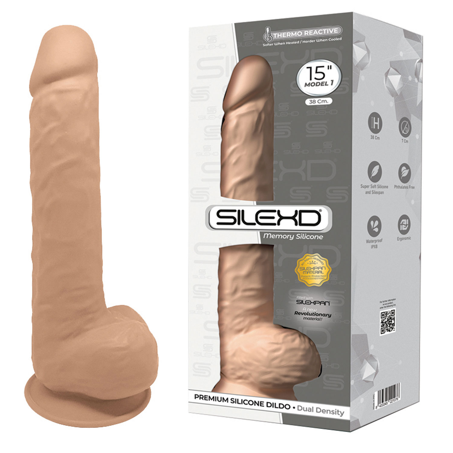  Artikelbild 1 des Artikels “SILEXD Dual Density Silicone Dildo Model 1 flesh (15