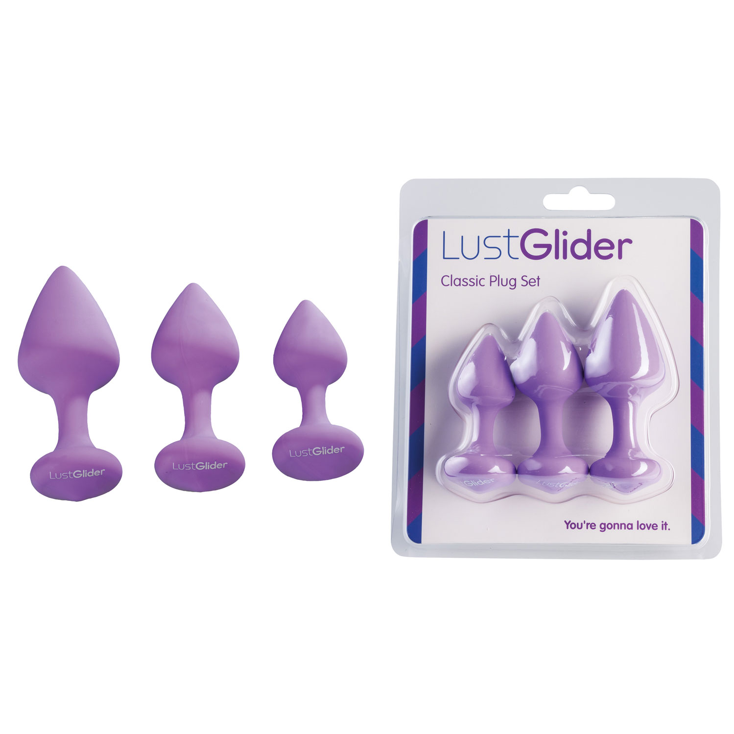  Artikelbild 1 des Artikels “LustGlider Classic Plug Set lila “