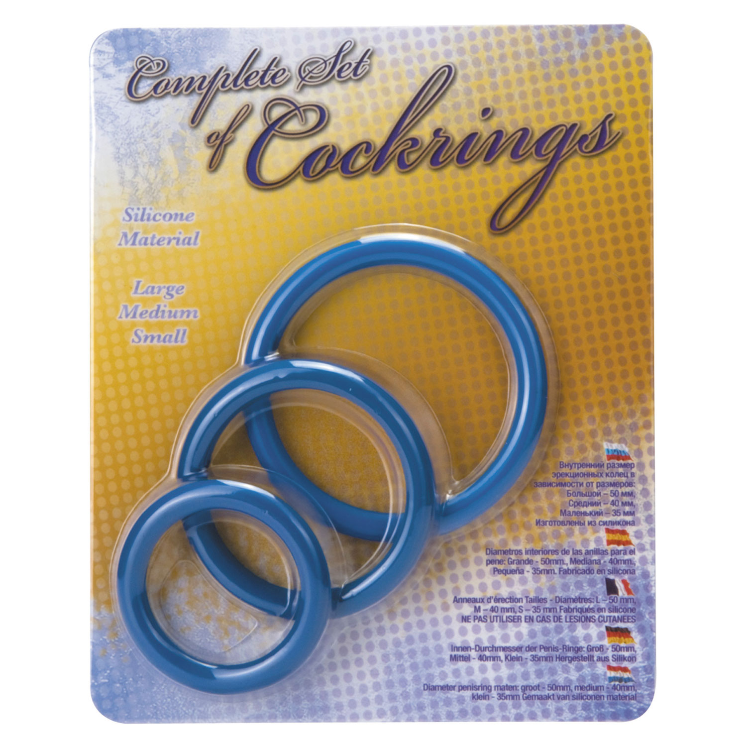  Artikelbild 1 des Artikels “Set of Cockrings blue 35-40-50mm “