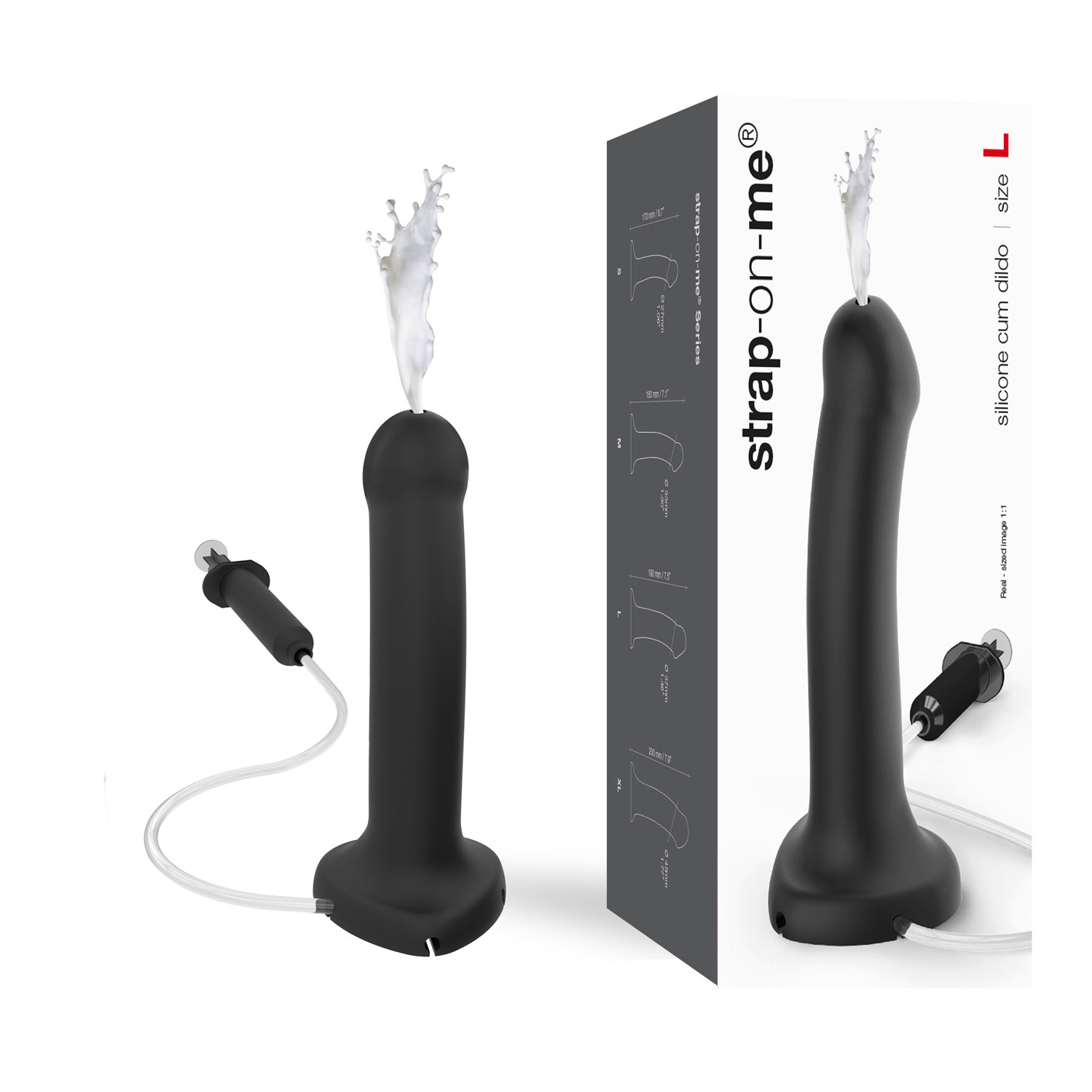  Artikelbild 1 des Artikels “Strap-on-me Silicone Cum Dildo black L “