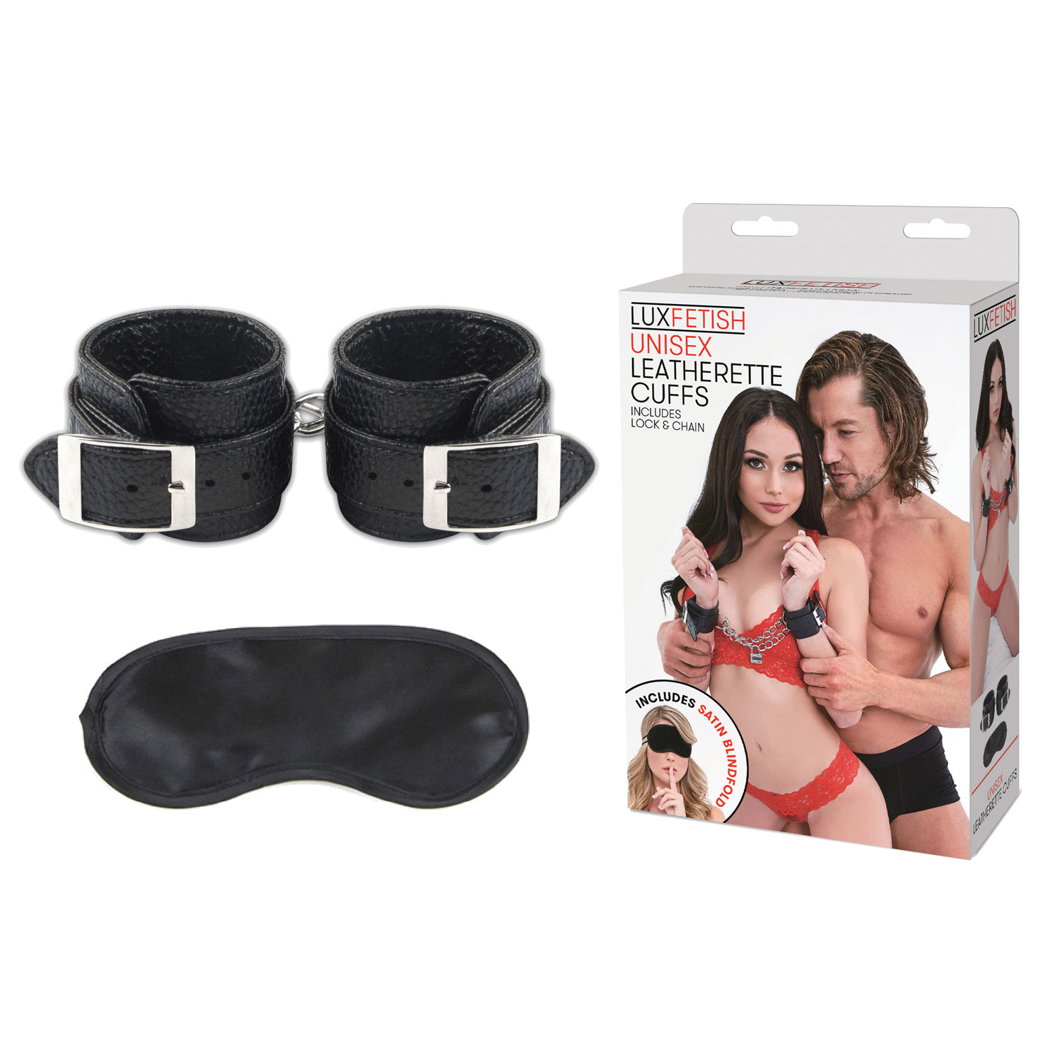  Artikelbild 1 des Artikels “LUX FETISH Unisex Leatherette Cuffs - schwere Qualität “