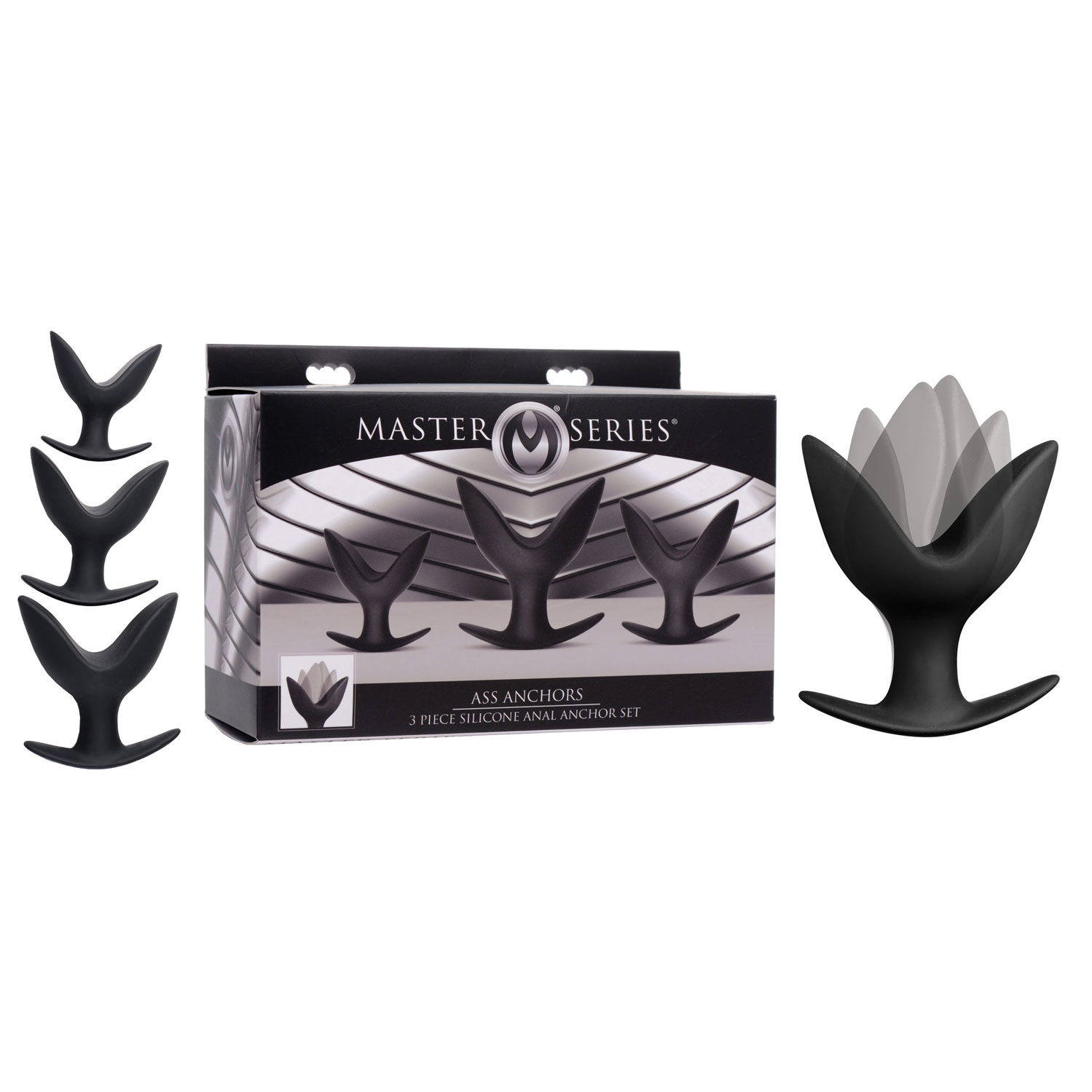  Artikelbild 1 des Artikels “MASTER SERIES Silicone Anal Anchor set (3pcs.) “