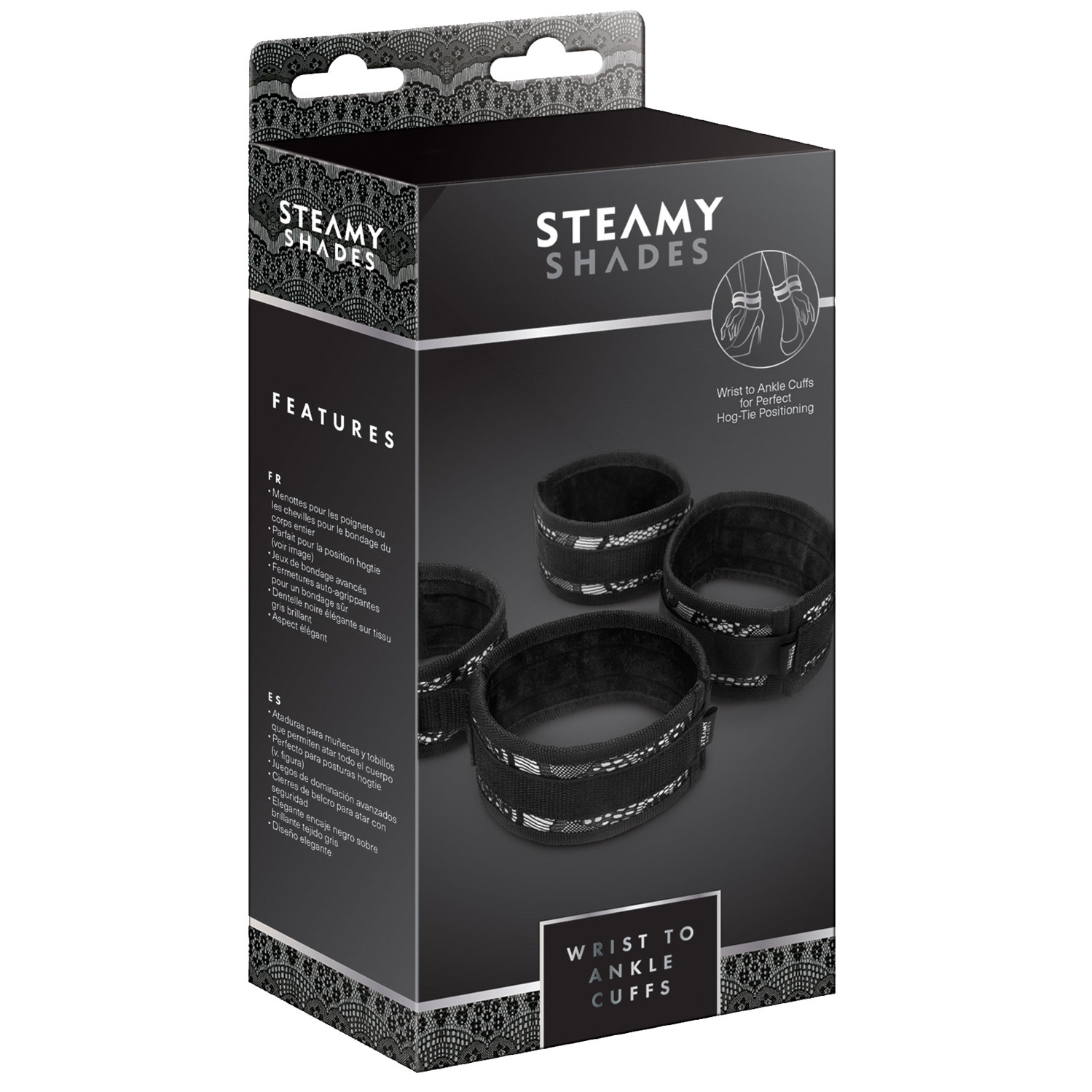  Artikelbild 1 des Artikels “STEAMY SHADES Wrist to Ankle Cuffs “