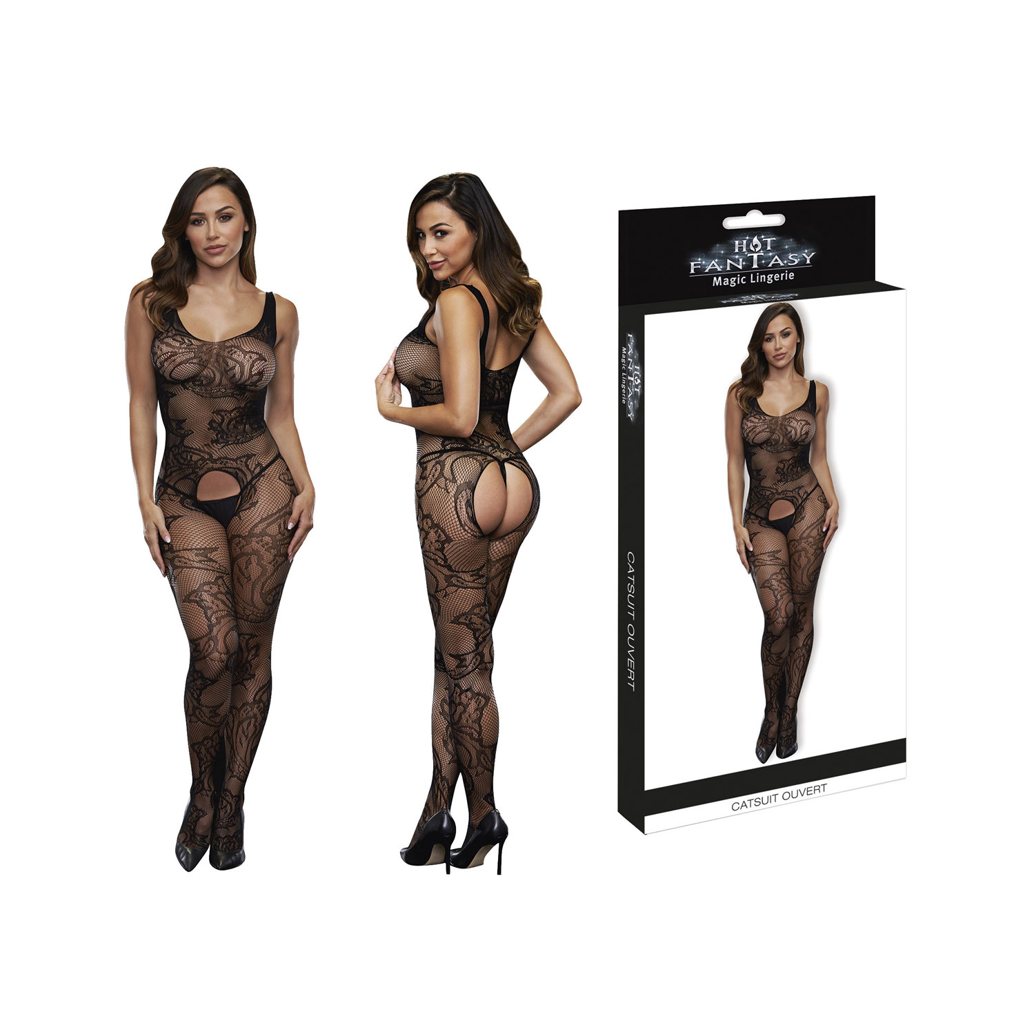  Artikelbild 1 des Artikels “HOT FANTASY Lingerie Crotchless Bodystocking “