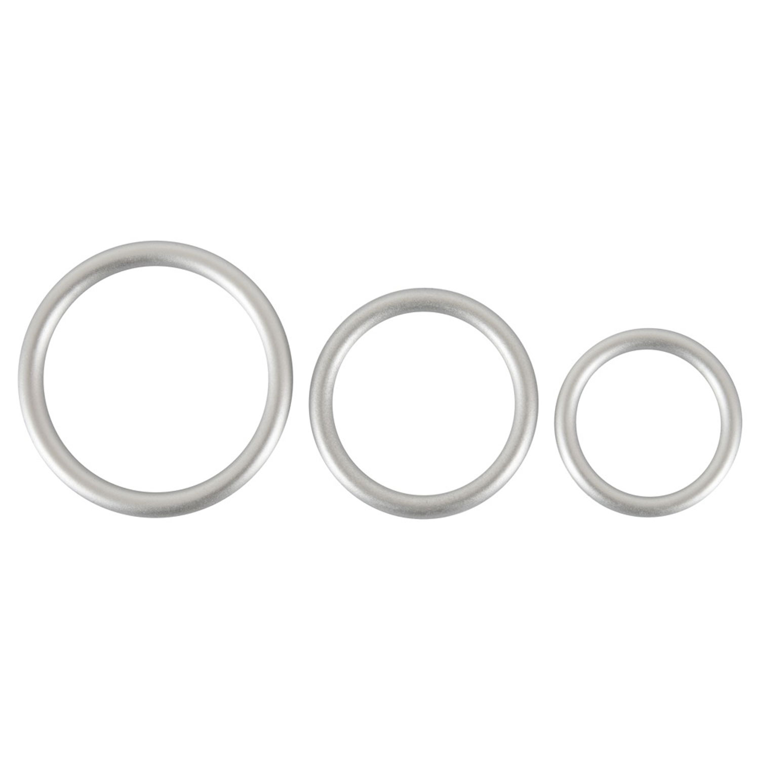  Artikelbild 2 des Artikels “Metallic Silicone Cock ring set “