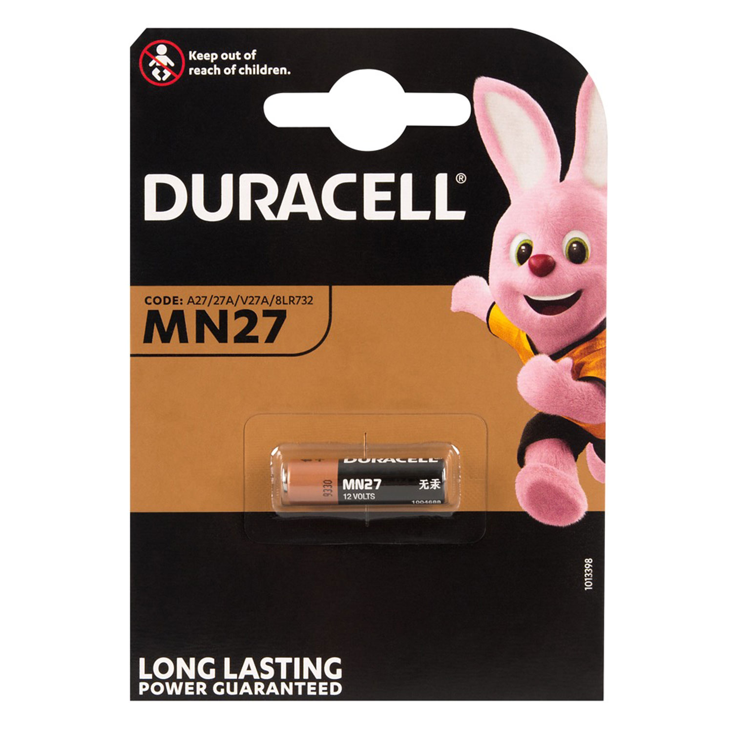  Artikelbild 2 des Artikels “Batterie Duracell 27A 10x1er “