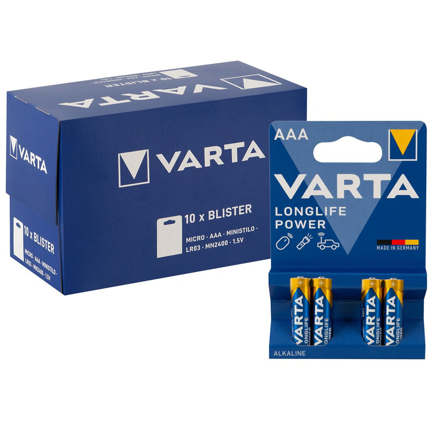  Artikelbild 2 des Artikels “Batterie Varta AAA 10x4er “