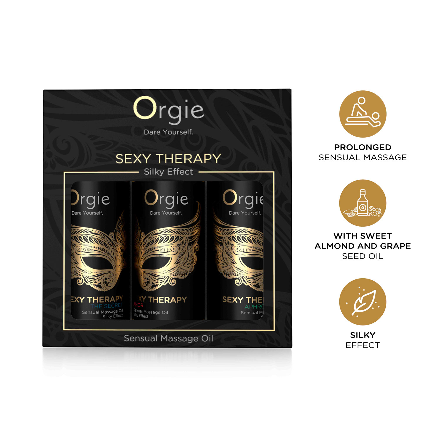  Artikelbild 2 des Artikels “ORGIE Sexy Therapy Sensual Massage Oil Mini Size (3x30ml) “