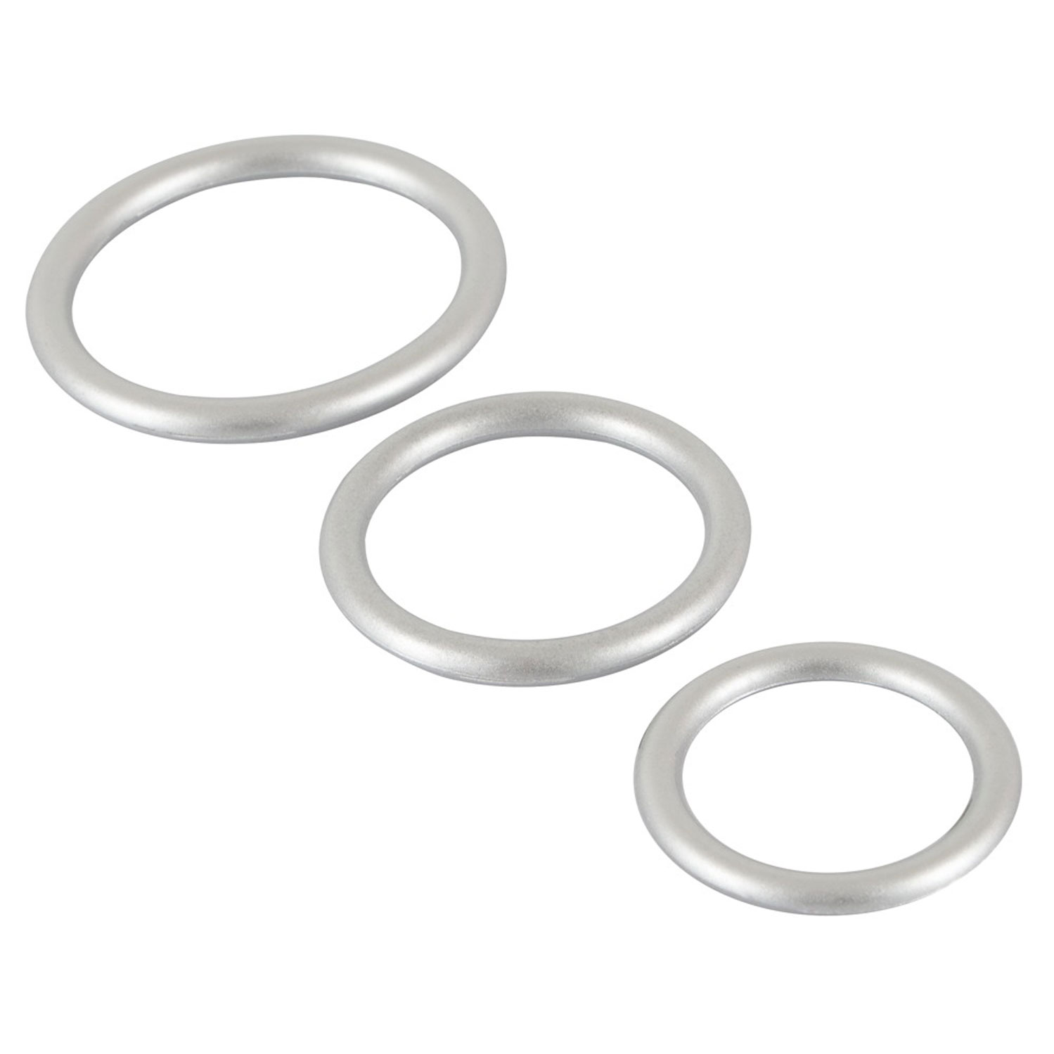  Artikelbild 3 des Artikels “Metallic Silicone Cock ring set “