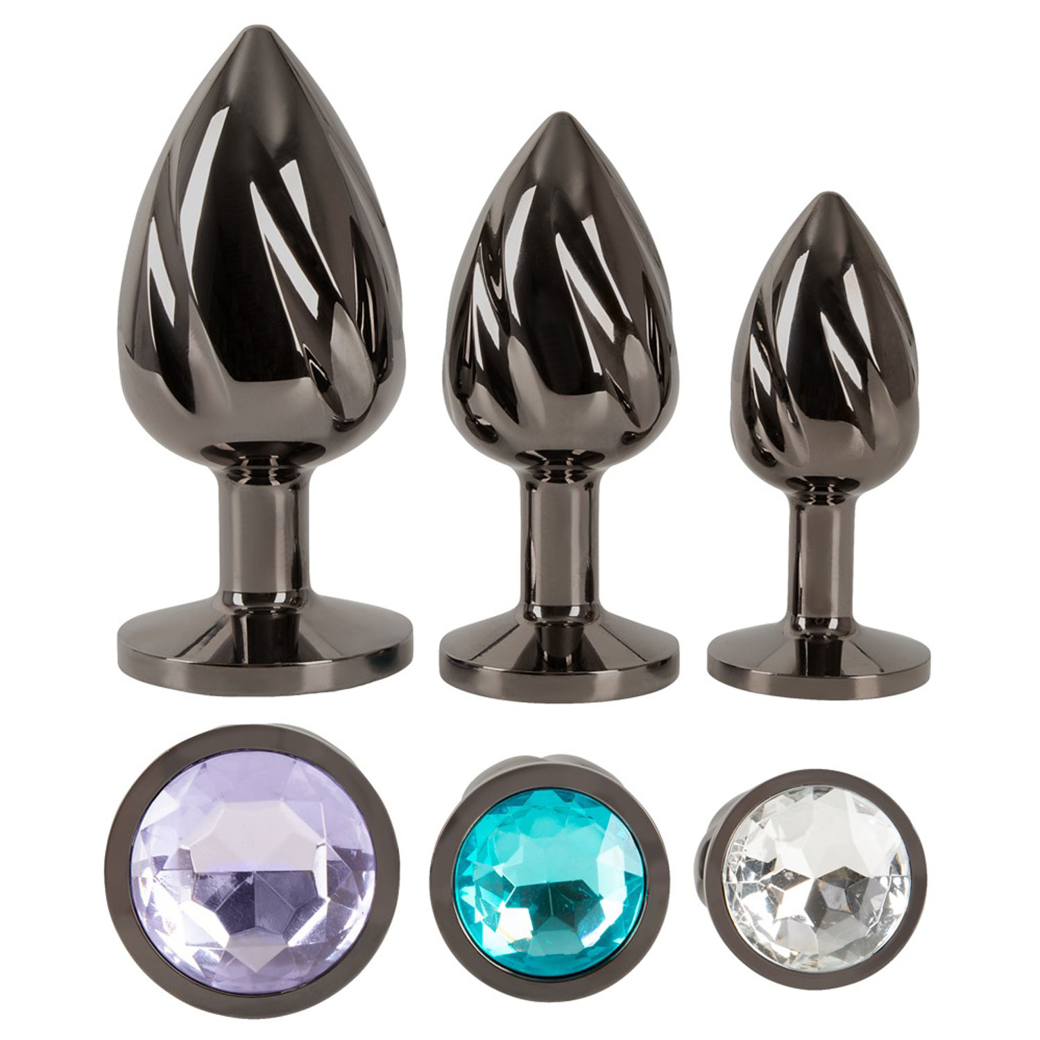  Artikelbild 3 des Artikels “ANOS Metal Butt Plug Set Diamond “