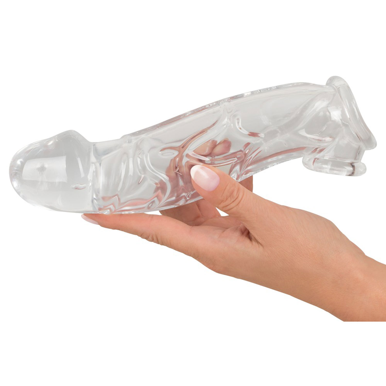  Artikelbild 4 des Artikels “Crystal Clear Penis Sleeve with extension & ball ring “