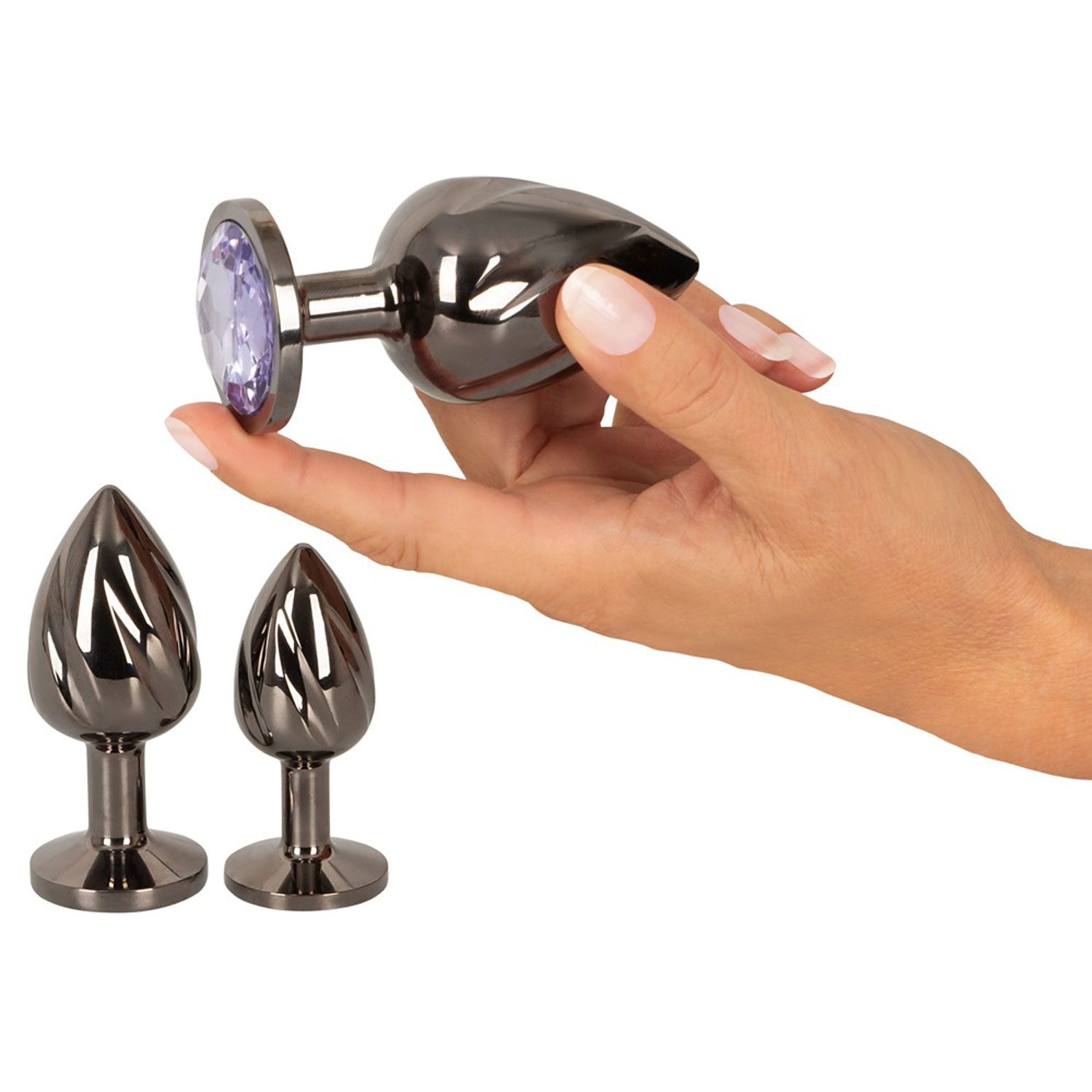  Artikelbild 4 des Artikels “ANOS Metal Butt Plug Set Diamond “