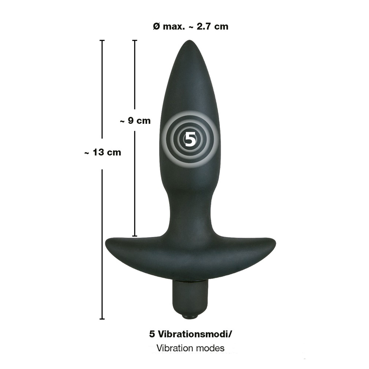  Artikelbild 5 des Artikels “Black Velvets Vibr. Plug small “