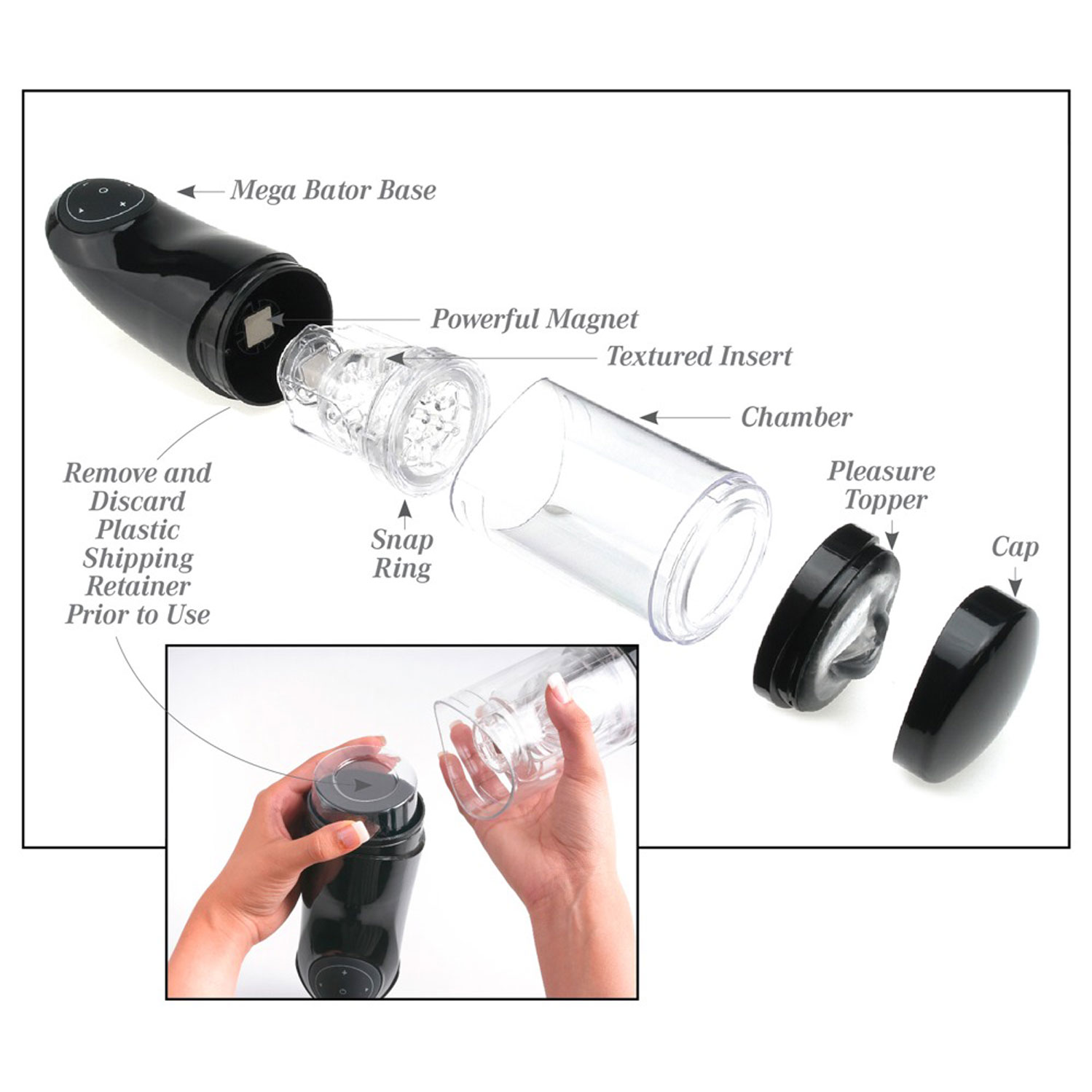  Artikelbild 6 des Artikels “PET Mega-Bator Ass Black/Clear “