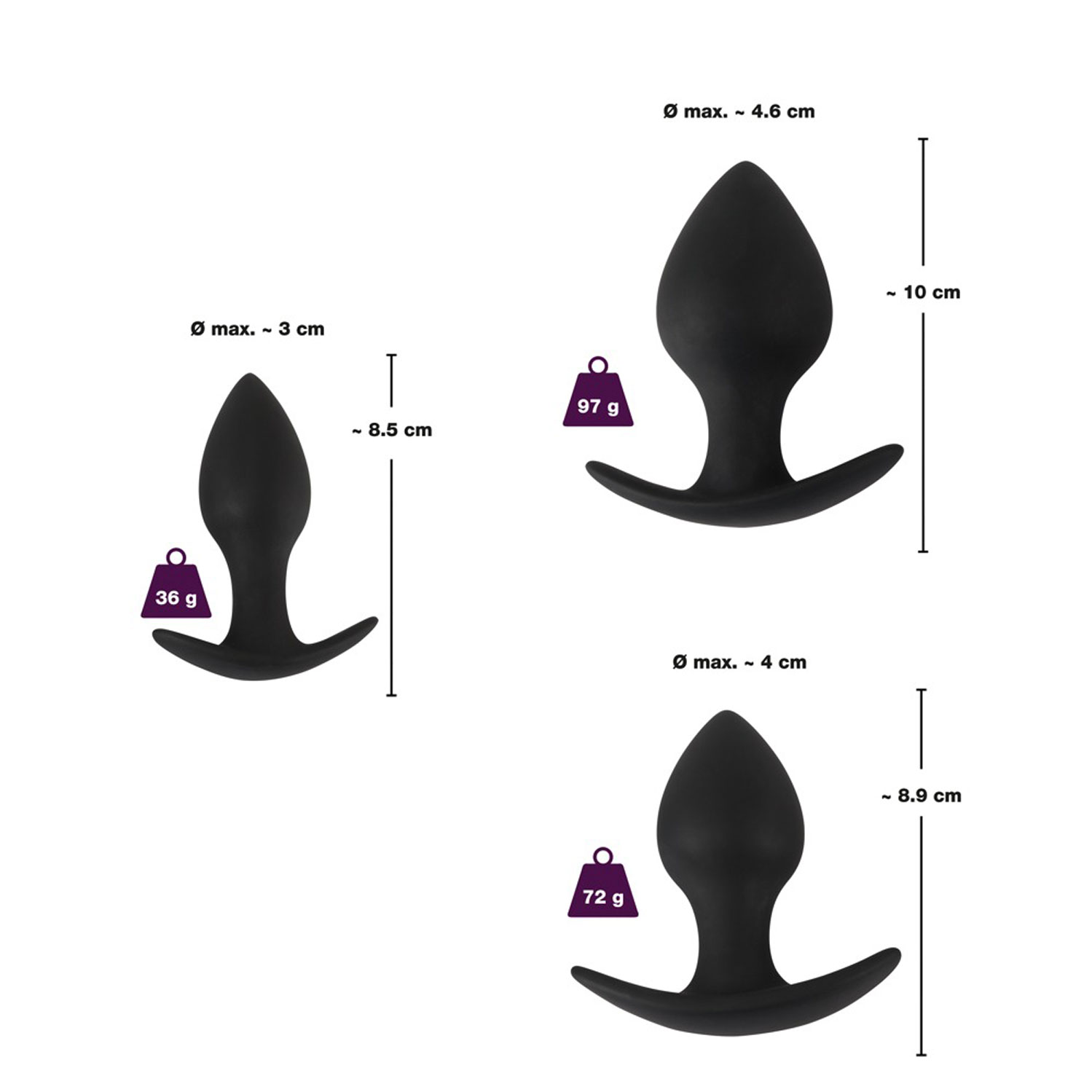  Artikelbild 7 des Artikels “Black Velvets Anal trainer set “